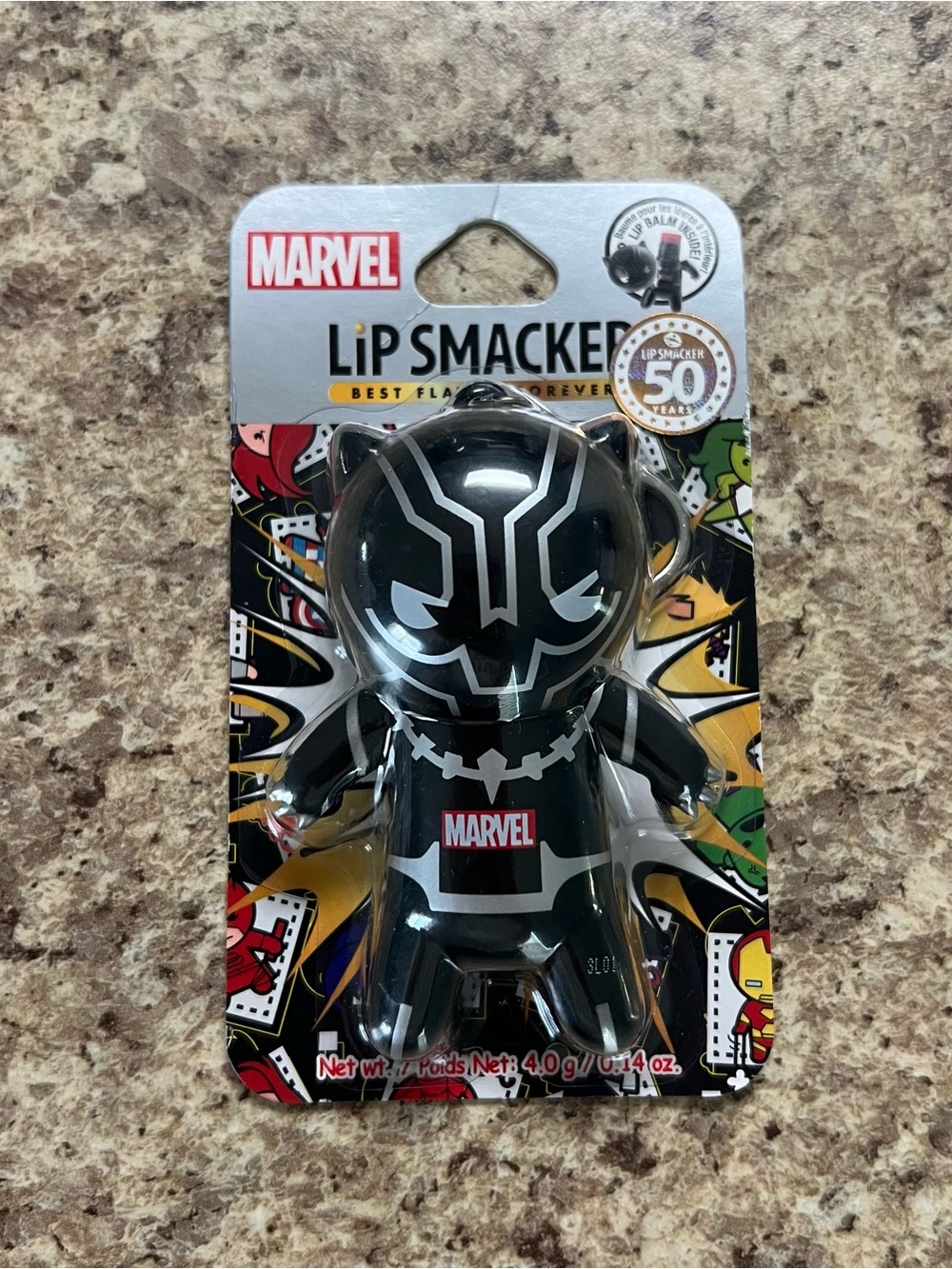 MARVEL Lip Smacker Black Panther Black Lip Balm - Novelty Collectible